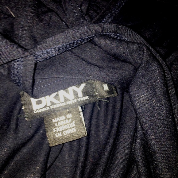 NWTS***DKNY / Navy Blue Grecian Dress / Size M - Picture 5 of 8
